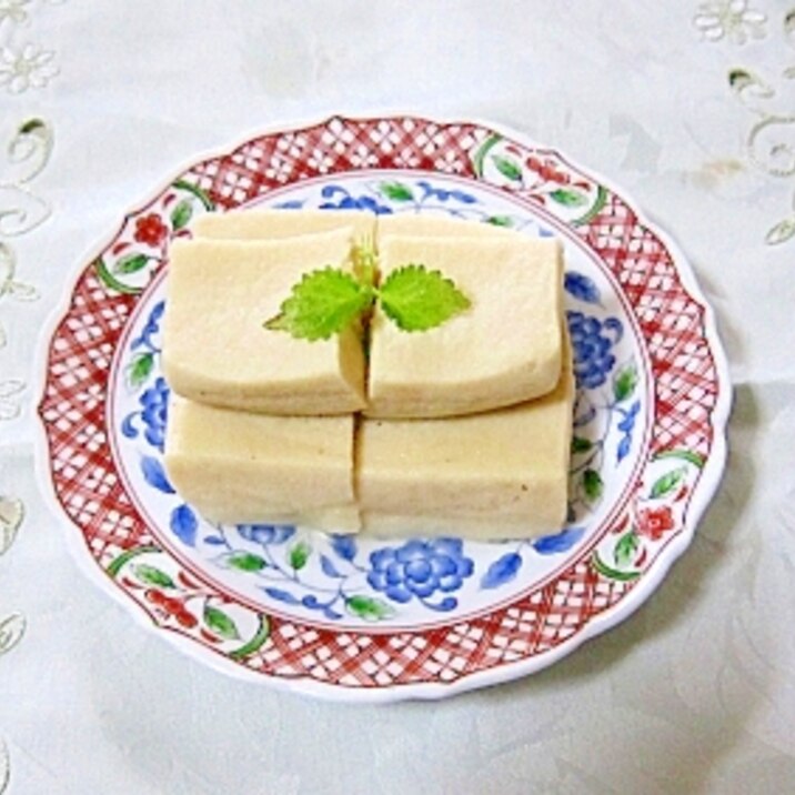 甘さがジュワ ット ヘルシーおやつ 高野豆腐 レシピ 作り方 By 3812 楽天レシピ